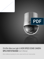 37x/33x Ultra-Low Light & WDR SPEED DOME CAMERA SPD-3750T/3750/3350