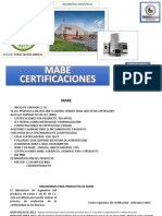 Certificaciones Mabe