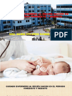 Semana 2 Tema 2 Cuidado Enfermero Al Recien Nacido en El Periodo Inmediato y Mediato
