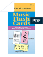 Music Flash Cards - Set A: Hal Leonard Student Piano Library