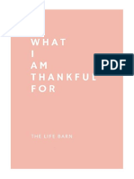 Daily Gratitude Journal: What I Am Thankful For: 52 Weeks Gratitude Journal For Success, Mindfulness, Happiness and Positivity in Your Life - Pink