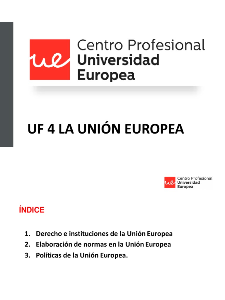Estructura y Normas de la UE | PDF | Unión Europea | Política mundial