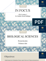 Balanced Diet - Bio-Molecules