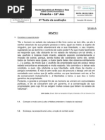 4º teste do 10º ano VA