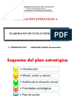 Elaboracion de Un Plan Estrategico