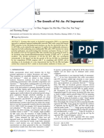 Competitive Effect in The Growth of PD Au PD Segmental