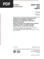 NBR 16083 Elevadores, Escadas Rolantes e Esteiras Rolantes PDF | PDF