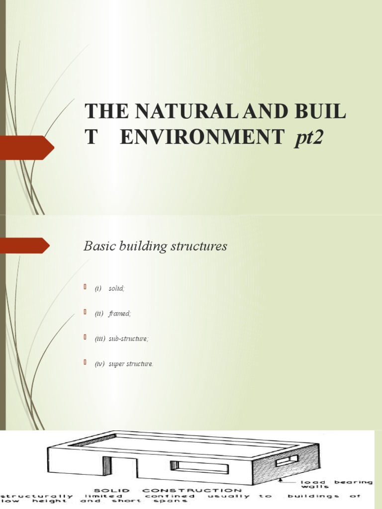 The Natural and Buil T Environment Pt2 | PDF