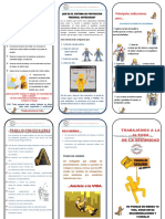 Triptico de Trabajos en Altura 2018