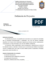 Planificación y Evaluación de Las Obras Civiles