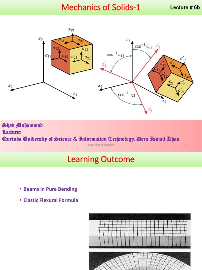 Beams in Pure Bending Explained | PDF | Bending | Beam (Structure)