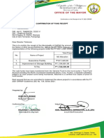 Confirmation On The Receipt of FY 2021 DRRAP Fund 1