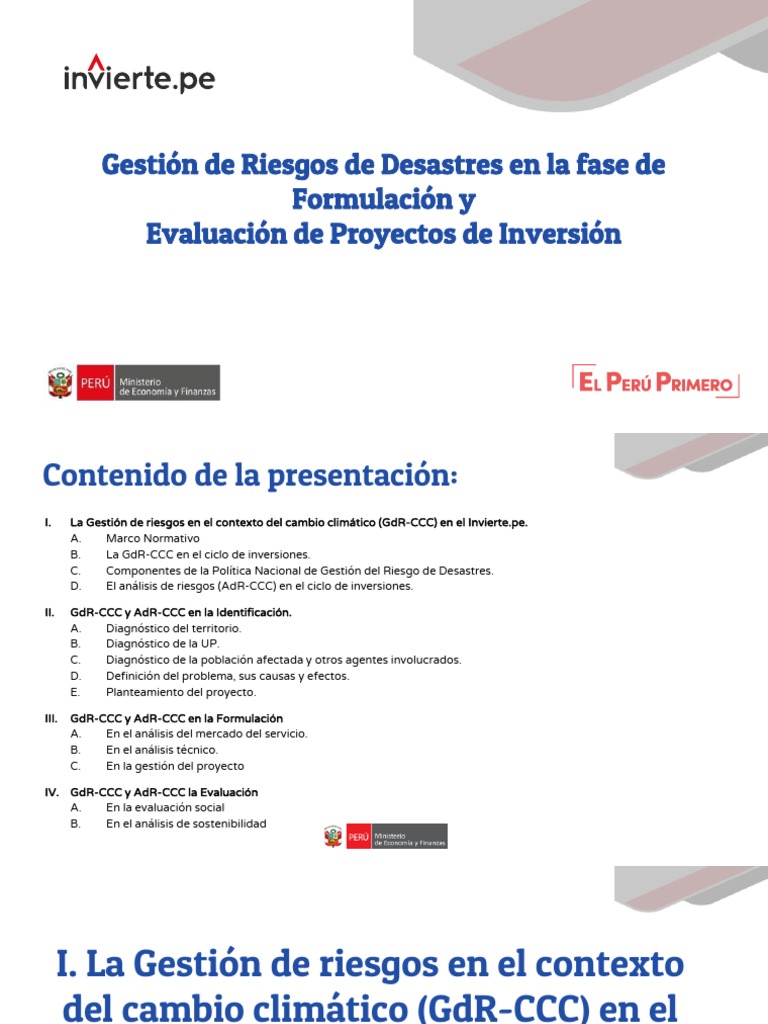 Gestión de Riesgos en Proyectos de Inversión | PDF | Reducción de ...