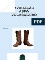 Imagens Vocabulário ABFW Parte 1