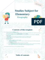 Social Studies Subject For Elementary - 3rd Grade - Geography by Slidesgo