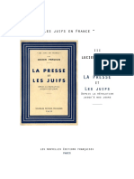 Pemjean Lucien - La Presse Et Les Juifs