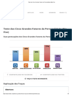 Teste dos Cinco Grandes Fatores da Personalidade (Big Five)