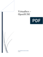 VirtualBox OpenSuse - Jose Gonzales