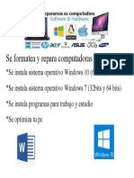 Se Formatea y Repara Computadoras