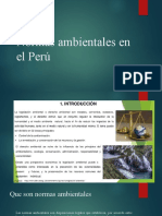 Normas ambientales en el Perú: legislación y entes reguladores