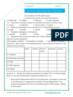 Cash Receipt Journal, Cash Payment Journal: Economic Management Sciences Grade 8