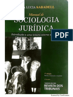 Manual de Sociologia Jurídica - Ana Lucia Sabadell