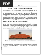 Chapter 9: Tank Settlement: Settlement in New Construction