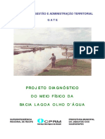 Diagnóstico da Bacia Lagoa Olho D'Água