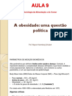 Aula - Obesidade - Uma Questã o Polã - Tica