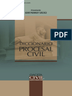 Diccionario Procesal Civil