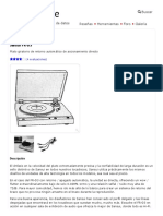 Sansui FR-D3 Manual de Plato Giratorio de Accionamiento Directo Con Retorno Automático - Motor de Vinilo