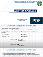 DISTRIBUCIONES CONTINUAS - Adiciones de Distribución Normal