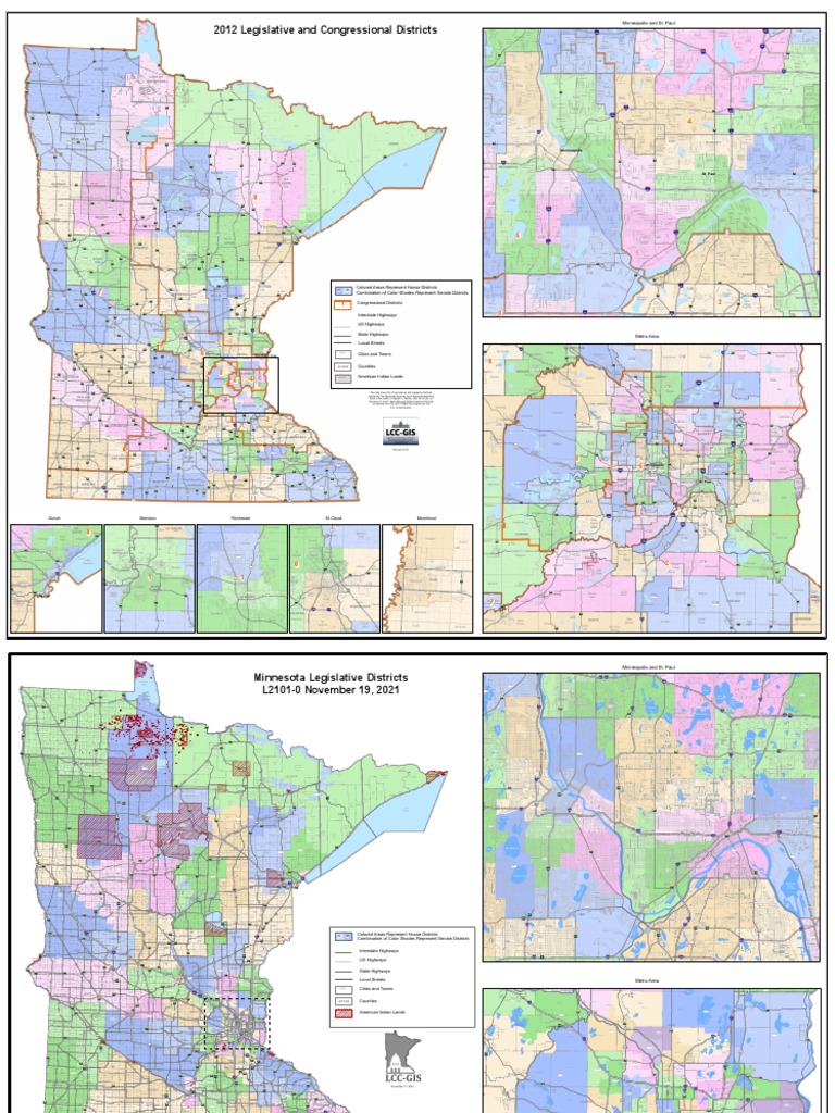 Current and Proposed Minnesota Congressional and Legislative Maps PDF