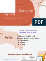 Tipos de Datos en MySQL