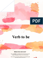 The Importance of the Verb To Be