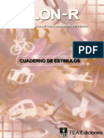 Cuaderno de Estímulos Prueba (PLON-R) (Tea Ed.) (6 Años)