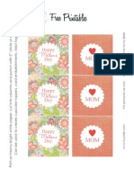 Mother's Day Printables Press