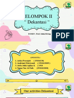 Kelompok Ii " Dekantasi ": DOSEN: Prof. Safni.M.Eng