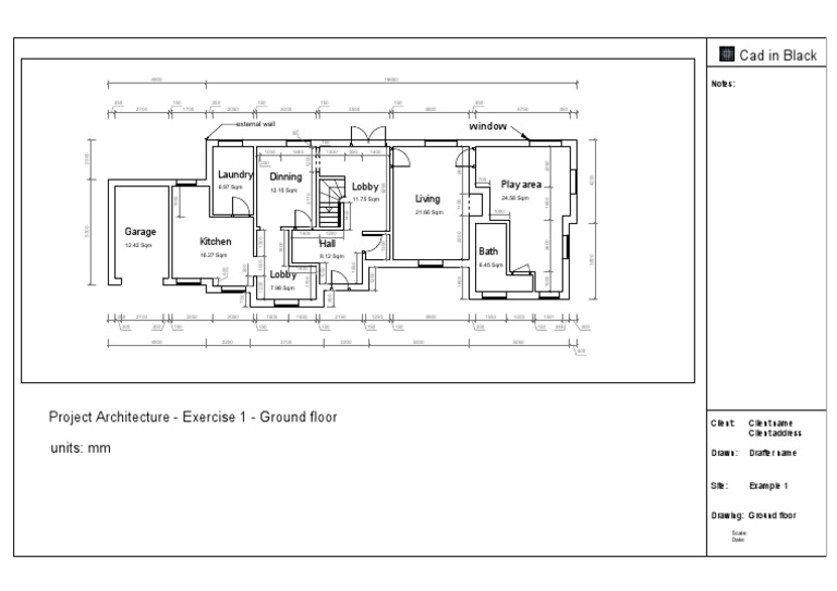 08-Project Architecture - 01 Ground Floor | PDF | Tourist Attractions ...