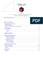 CMSC 351: Algorithms