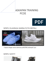 Perlengkapan Training Pcoe