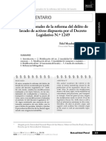 Mendoza Fidel - Reforma Penal Del Lavado - DLeg 1249
