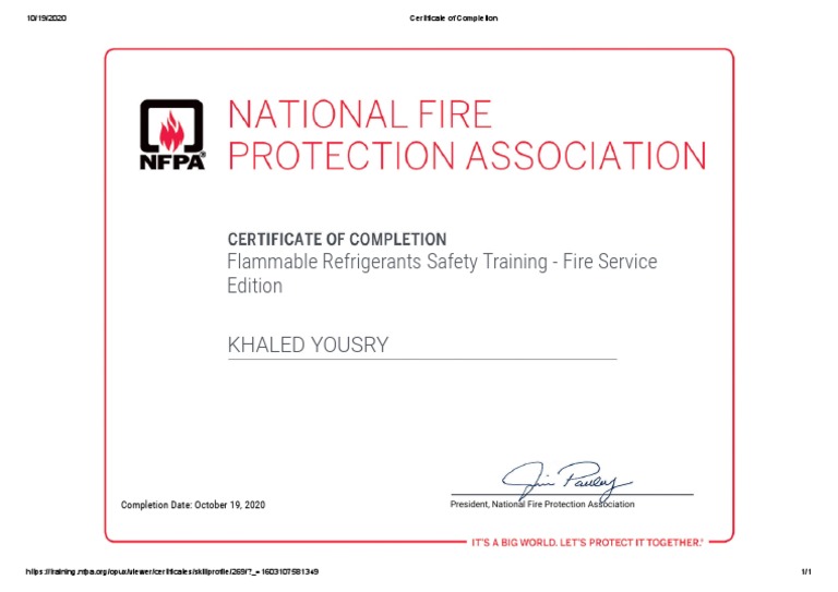NFPA Flammable Refrigerant Gases Safety PDF