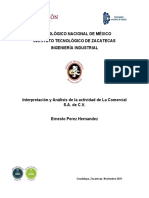 Interpretación y Análisis de La Actividad de La Comercial S.A. de C.V.