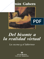 Del Bisonte a La Realidad Virtual - Roman Gubern