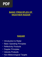 Basic Principles of Weather Radar