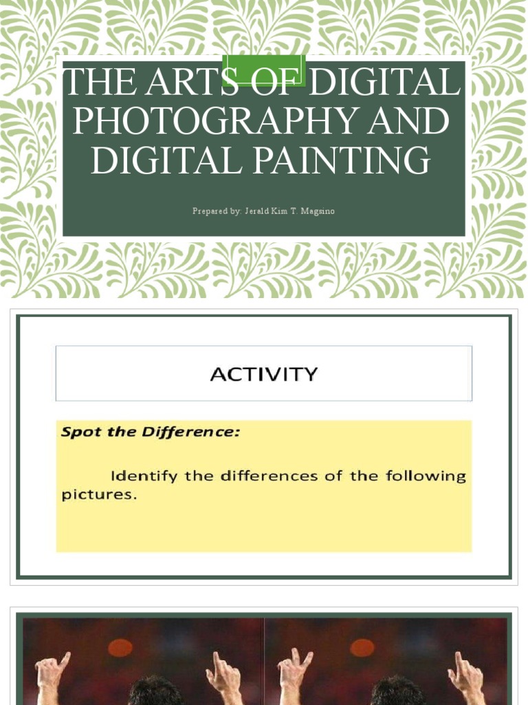 The Arts of Digital Photography and Digital Painting 10 PDF Camera