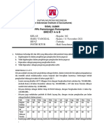 Soal Ujian POTPUT, 11112021