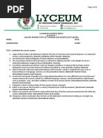 Learners Answer Sheet Activity 1 Macro Perspective of Tourism and Hospitality (BSTM)