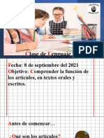 7 de septiembre. Refuerzo el artículo